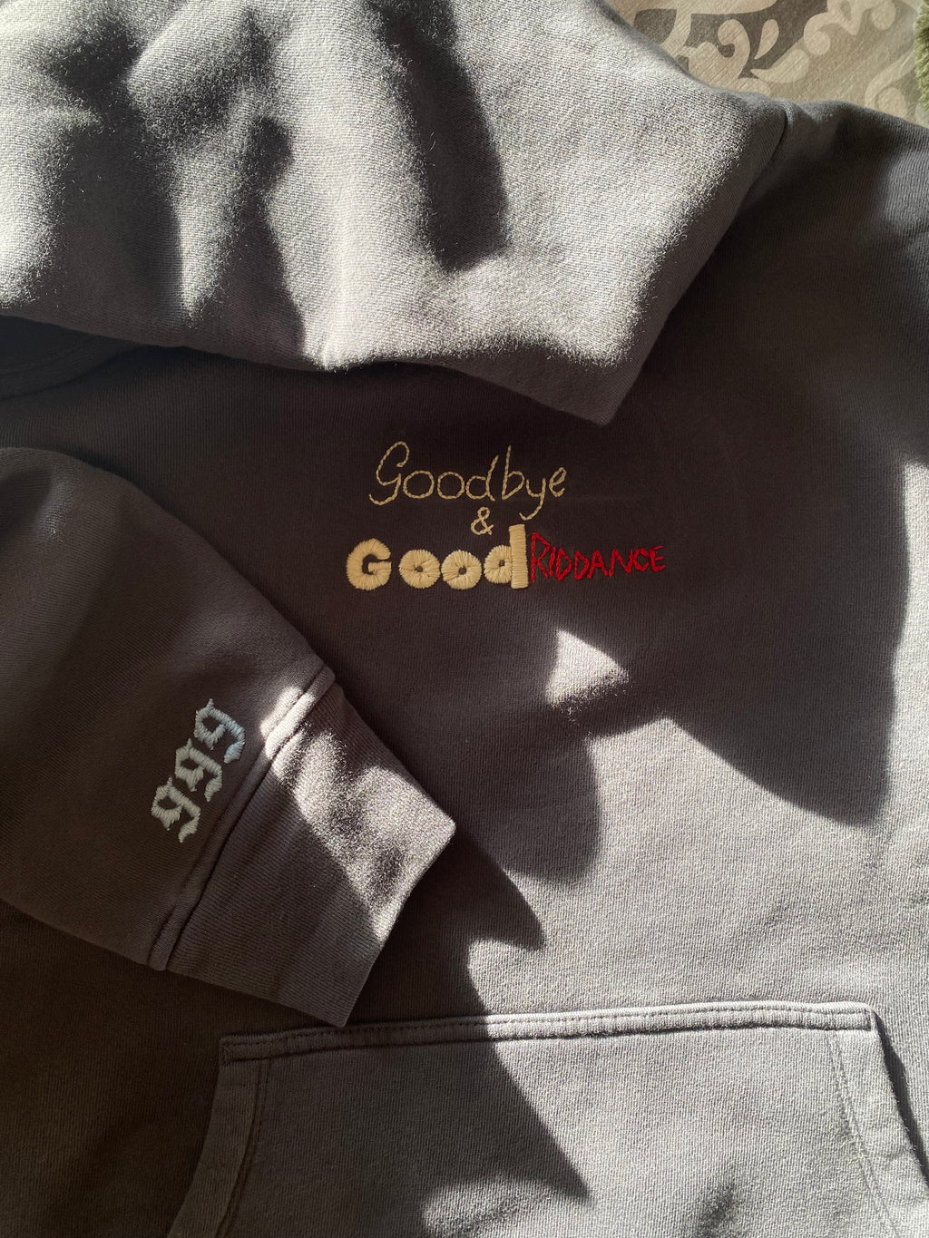 Juice WRLD Inspired 999 Embroidered Hoodie